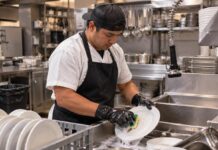 SE NECESITA LAVAPLATOS PARA LIMPIEZA Y APOYO EN COCINA DE RESTAURANTE (JORNADA PARCIAL O COMPLETA)