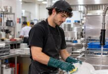 SE SOLICITA LAVAPLATOS Y AYUDANTE DE CAMARERO PARA LIMPIEZA Y DESINFECCIÓN DE UTENSILIOS DE COCINA
