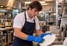 SE SOLICITA LAVAPLATOS PARA LIMPIEZA Y ORGANIZACIÓN DE UTENSILIOS EN RESTAURANTE (TURNO TARDE)