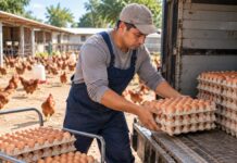 SE NECESITAN OPERARIOS DE GRANJA PARA RECOLECCIÓN DE HUEVOS Y CUIDADO DE ANIMALES