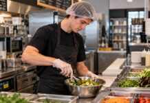 SE BUSCA PREPARADOR DE ENSALADAS PARA JORNADA DE TIEMPO PARCIAL EN RESTAURANTE